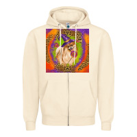 Sandshell Halloween Pomeranian Dog Zipper Hoodie - LillyAllenDesigns