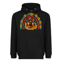 Black german shepherd rainbow Heavyweight Hoodie - Artiststas