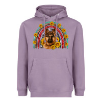 Lavender german shepherd rainbow Heavyweight Hoodie - Artiststas
