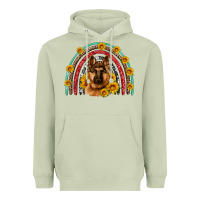 Matcha german shepherd rainbow Heavyweight Hoodie - Artiststas