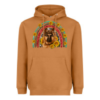 Meerkat german shepherd rainbow Heavyweight Hoodie - Artiststas