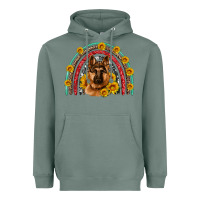 Sage german shepherd rainbow Heavyweight Hoodie - Artiststas