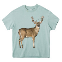 Arona white tailed buck deer Heavy Core Tee - LillyAllenDesigns