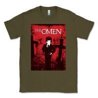 Army Green The Omen Horror Movie Classic Tee - minhPixels