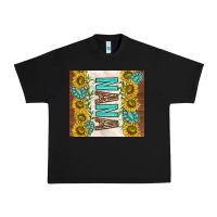 Black nana sunflowers and turquoise gemstones Urban Heavy Tee - TumblerDesignByShophia