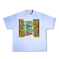 Grape Ice nana sunflowers and turquoise gemstones Urban Heavy Tee - TumblerDesignByShophia