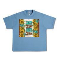 Pebble Blue nana sunflowers and turquoise gemstones Urban Heavy Tee - TumblerDesignByShophia