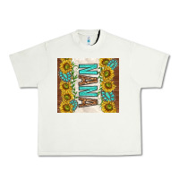 Pistachio nana sunflowers and turquoise gemstones Urban Heavy Tee - TumblerDesignByShophia