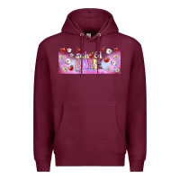 Burgundy school nurse libbey glass Premium Hoodie - BundleAndBundleShop
