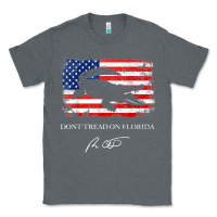 Charcoal Heather Don_t Tread On Florida Governor Ron DeSantis 2022 USA Flag Classic Tee - minhPixels
