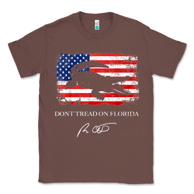 Don_t Tread On Florida Governor Ron Desantis 2022 Usa Flag Classic Tee by minhPixels | Teevron