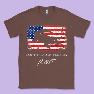 Don_t Tread On Florida Governor Ron Desantis 2022 Usa Flag Classic Tee Designed By Minhpixels