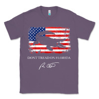 Lavender Don_t Tread On Florida Governor Ron DeSantis 2022 USA Flag Classic Tee - minhPixels