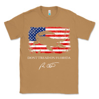 Toasted Coconut Don_t Tread On Florida Governor Ron DeSantis 2022 USA Flag Classic Tee - minhPixels