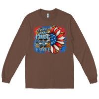 Chestnut Patriotic Sunflower Long Sleeve Tee - Jasminsmagicworld