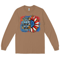 Toasted Coconut Patriotic Sunflower Long Sleeve Tee - Jasminsmagicworld