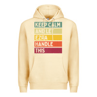 Pina Colada Keep Calm And Let Ezra Handle This Funny Retro Quote Premium Hoodie - minhPixels
