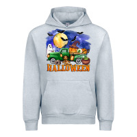 Heather Grey halloween truck Urban Hoodie - AdoDesignShop