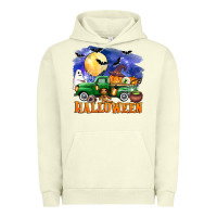 Pigment Pistachio halloween truck Urban Hoodie - AdoDesignShop