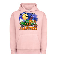 Pigment Salmon halloween truck Urban Hoodie - AdoDesignShop