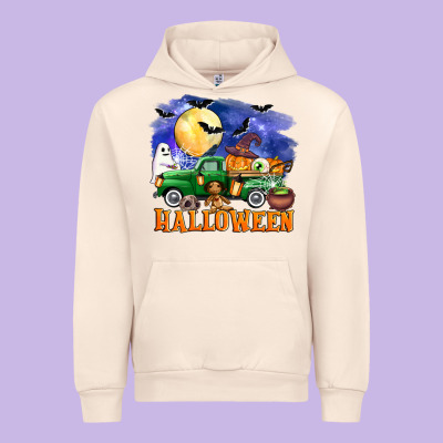 Halloween Truck Urban Hoodie Designed By Adodesignshop