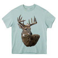 Arona white tailed buck deer head Heavy Core Tee - LillyAllenDesigns