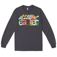 Smoke Happy Easter Easter Day Long Sleeve Tee - CowGirlArtShop