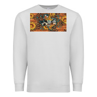 Dove Grey texas map bull skull sunflower leopard licence plate Premium Sweatshirt - Artiststas