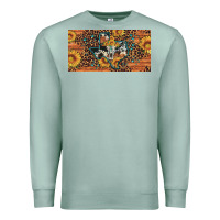 Seafoam texas map bull skull sunflower leopard licence plate Premium Sweatshirt - Artiststas