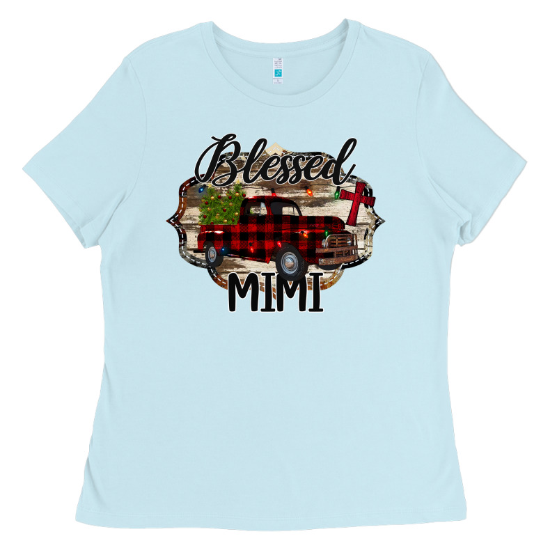 Blessed Mimi Christmas Truck Ladies Tee by Bettercallsaul | Teevron