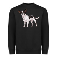 Black chihuahua Heavyweight Sweatshirt - LillyAllenDesigns
