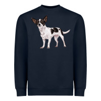 Navy chihuahua Heavyweight Sweatshirt - LillyAllenDesigns