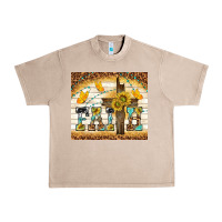 French Oak faith with cross Urban Heavy Tee - TumblerDesignByShophia