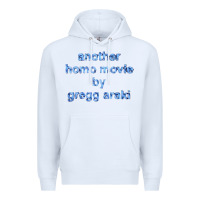 White another homoo movie by greggg arakii Premium Hoodie - minhPixels