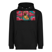 Black french bulldog floral license plate Heavyweight Hoodie - Artiststas