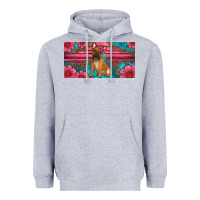 Heather Grey french bulldog floral license plate Heavyweight Hoodie - Artiststas