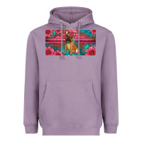 Lavender french bulldog floral license plate Heavyweight Hoodie - Artiststas