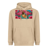 Mushroom french bulldog floral license plate Heavyweight Hoodie - Artiststas