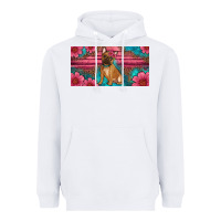 White french bulldog floral license plate Heavyweight Hoodie - Artiststas