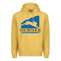Antique Gold snowshoe mountain Premium Hoodie - minhPixels