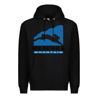 Black snowshoe mountain Premium Hoodie - minhPixels