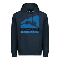 Navy snowshoe mountain Premium Hoodie - minhPixels