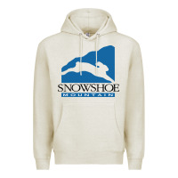 Oatmeal Heather snowshoe mountain Premium Hoodie - minhPixels