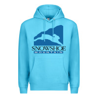 Ocean Blue snowshoe mountain Premium Hoodie - minhPixels