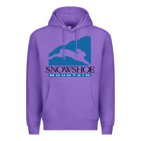 Purple snowshoe mountain Premium Hoodie - minhPixels