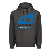 Smoke snowshoe mountain Premium Hoodie - minhPixels