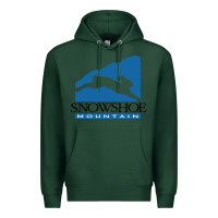 Sports Green snowshoe mountain Premium Hoodie - minhPixels