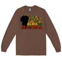 Chestnut Black is beautiful Long Sleeve Tee - HowdyJamesFarm