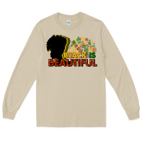 Mushroom Black is beautiful Long Sleeve Tee - HowdyJamesFarm