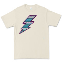 Bone Purple Border Aztec Pattern Lightning Premium Tee - Bettercallsaul